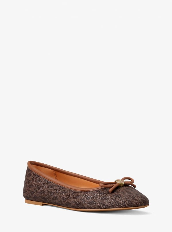 Michael Kors Savannah Signature Logo Ballet Flat - Preorder