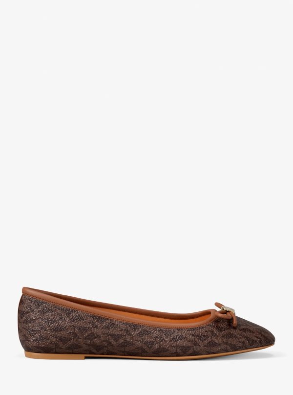 Michael Kors Savannah Signature Logo Ballet Flat - Preorder