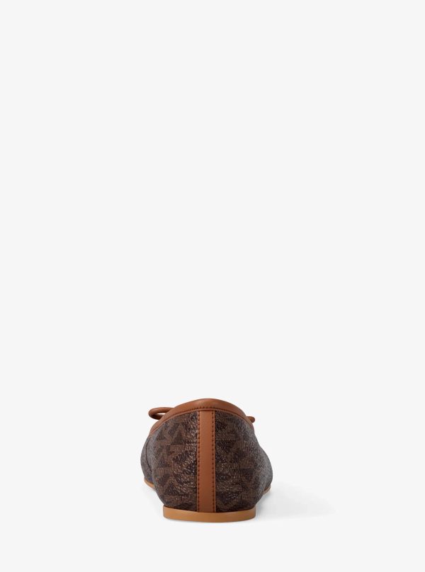 Michael Kors Savannah Signature Logo Ballet Flat - Preorder