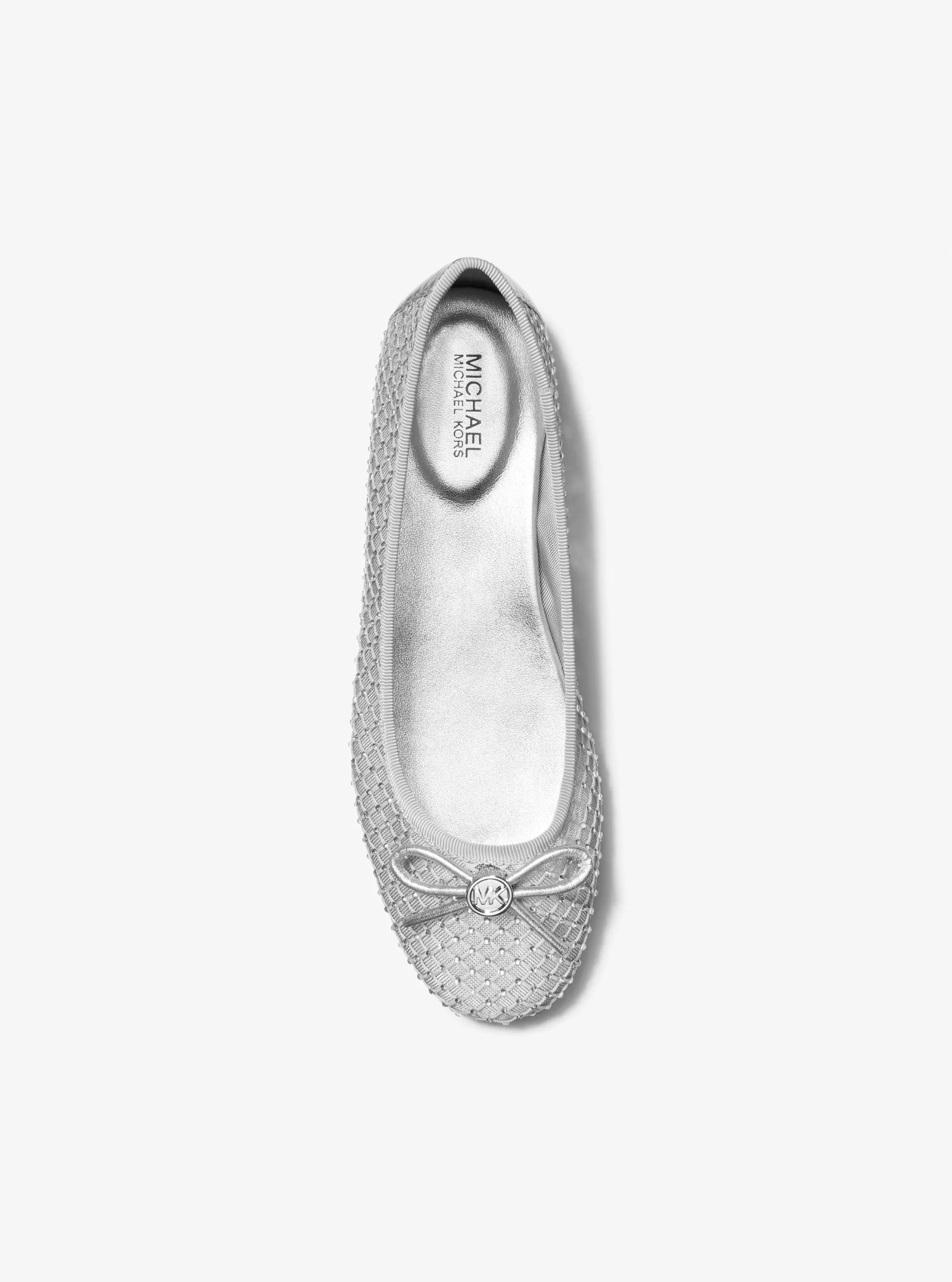 Michael Kors Savannah Embellished Mesh Ballet Flat - Preorder