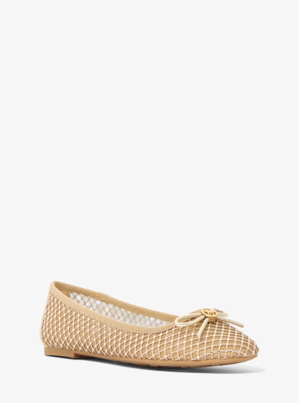Michael Kors Savannah Embellished Mesh Ballet Flat - Preorder