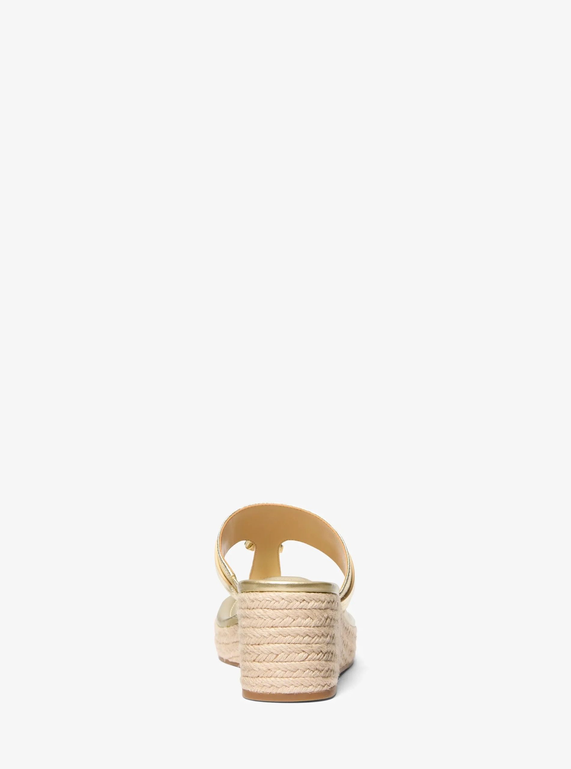 Michael Kors Zoe Metallic Wedge Sandal - Preorder