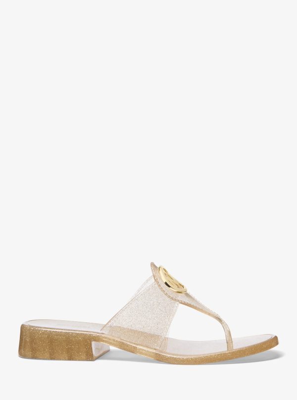 Michael Kors Hannah Glitter Jelly Thong Sandal - Preorder