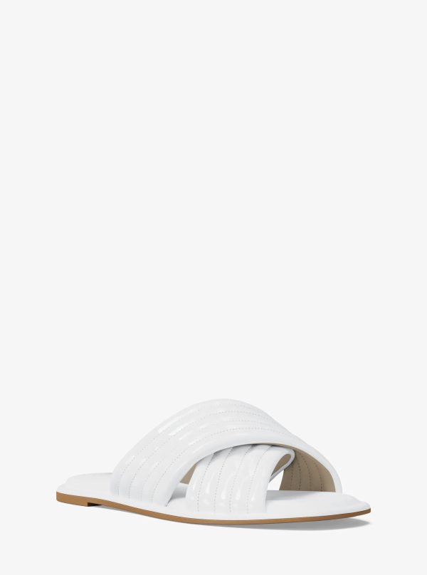 Michael Kors Portia Patent Slide Sandal - Preorder