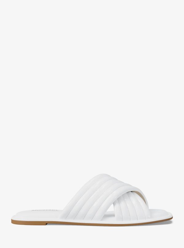 Michael Kors Portia Patent Slide Sandal - Preorder