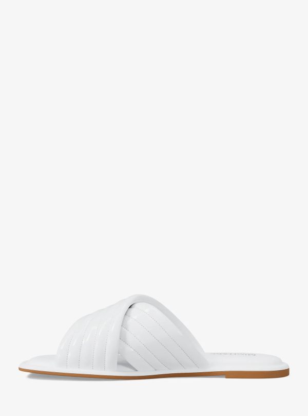 Michael Kors Portia Patent Slide Sandal - Preorder