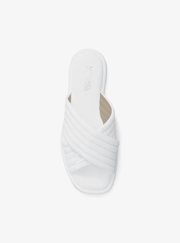 Michael Kors Portia Patent Slide Sandal - Preorder