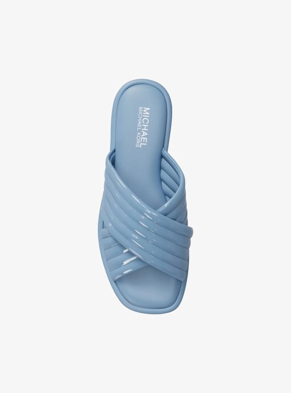 Michael Kors Portia Patent Slide Sandal - Preorder