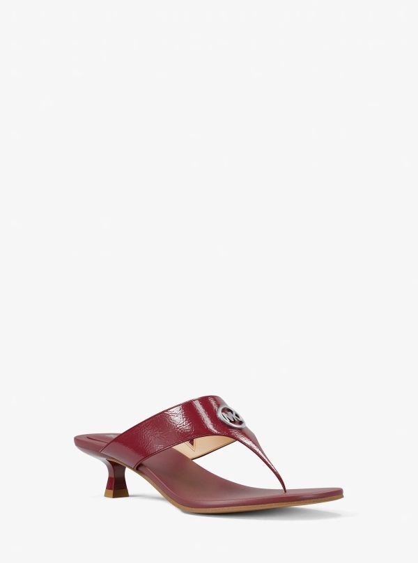 Michael Kors Anneka Patent Thong Sandal - Preorder