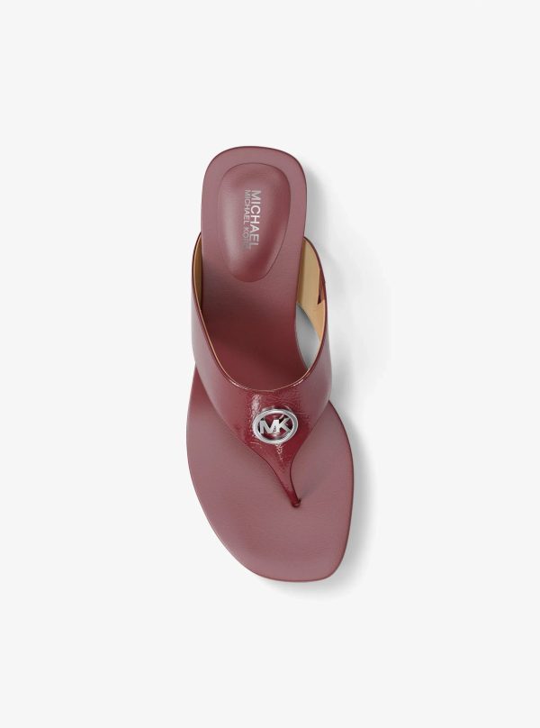 Michael Kors Anneka Patent Thong Sandal - Preorder