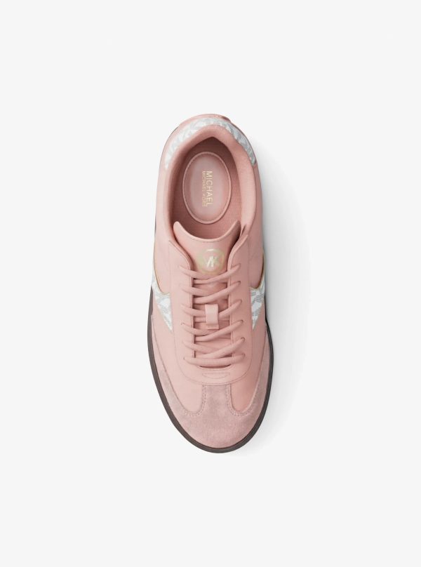 Michael Kors Sammy Mixed-Media Sneaker - Preorder