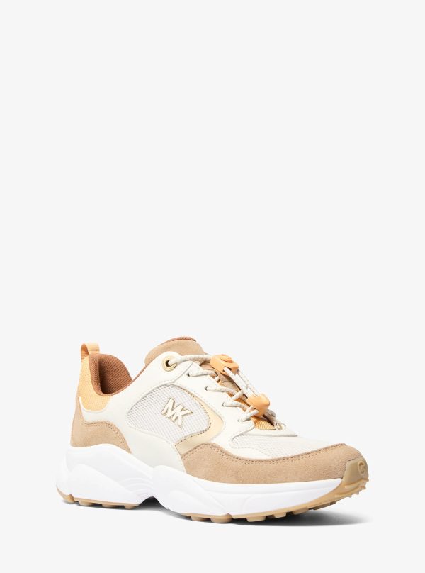 Michael Kors Jett Mixed-Media Trainer - Preorder