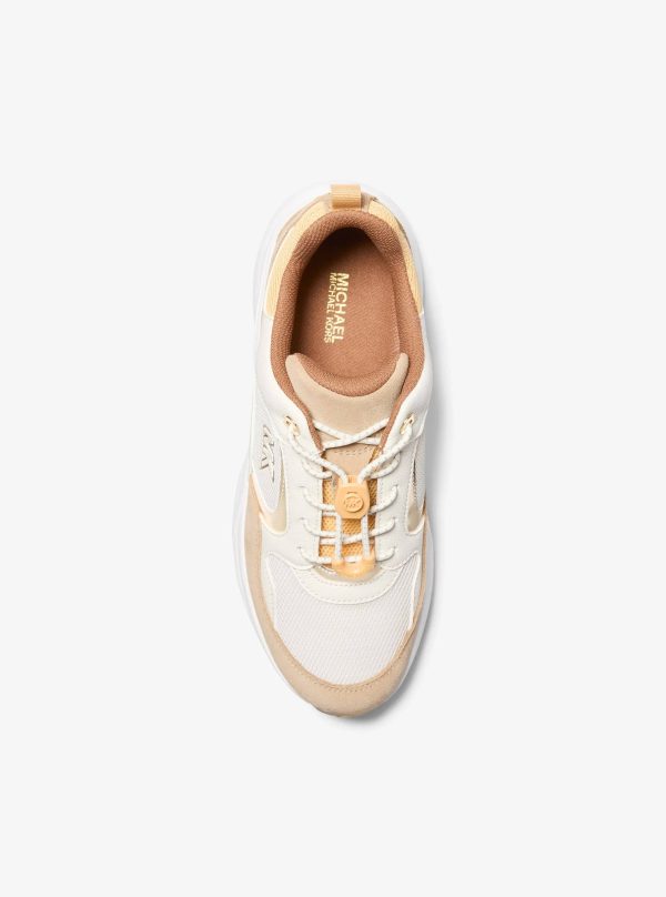 Michael Kors Jett Mixed-Media Trainer - Preorder