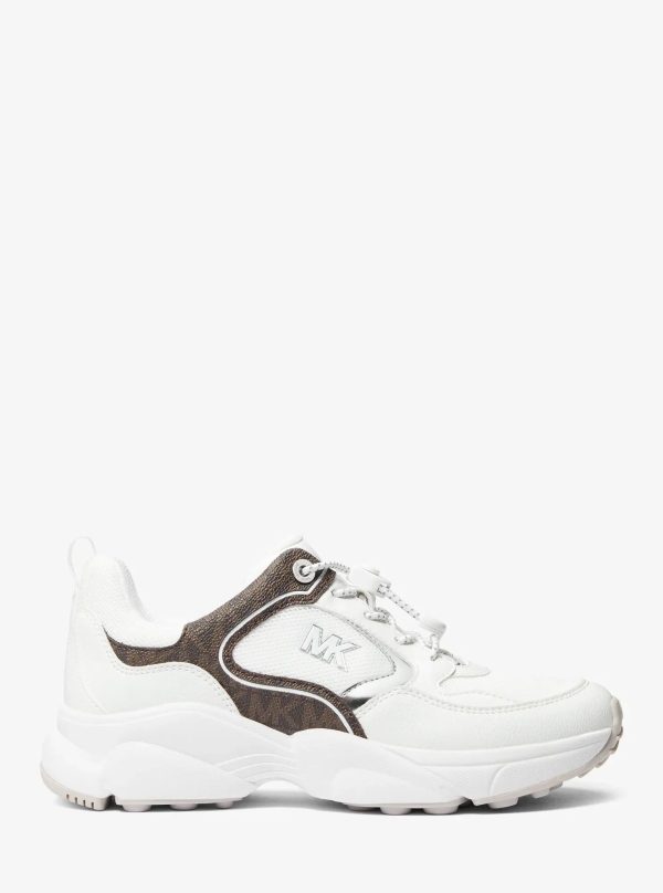 Michael Kors Jett Mixed-Media Trainer - Preorder