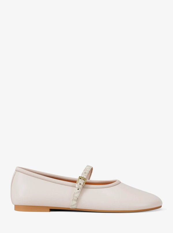 Michael Kors Phoebe Signature Logo Trim Ballet Flat - Preorder