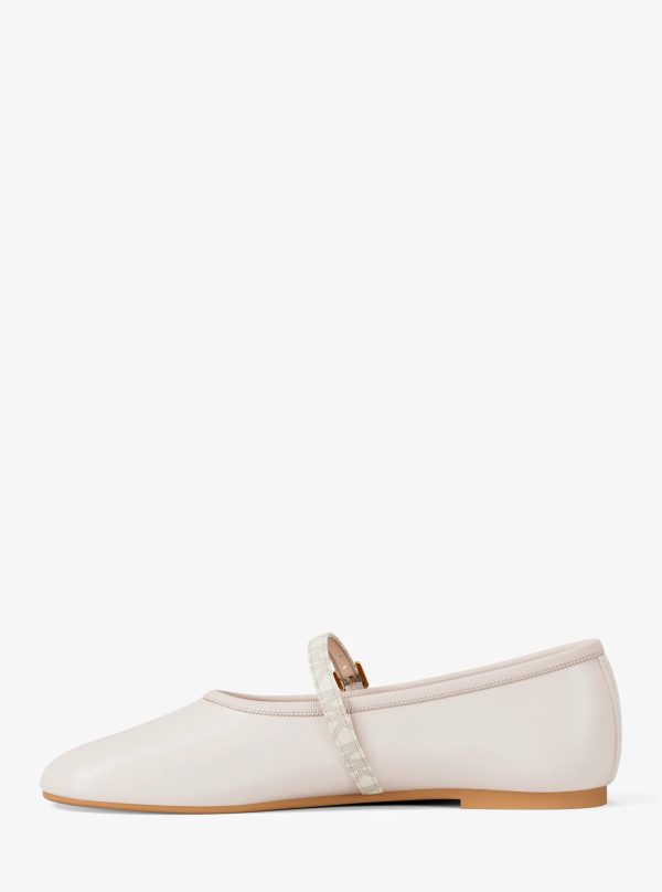 Michael Kors Phoebe Signature Logo Trim Ballet Flat - Preorder