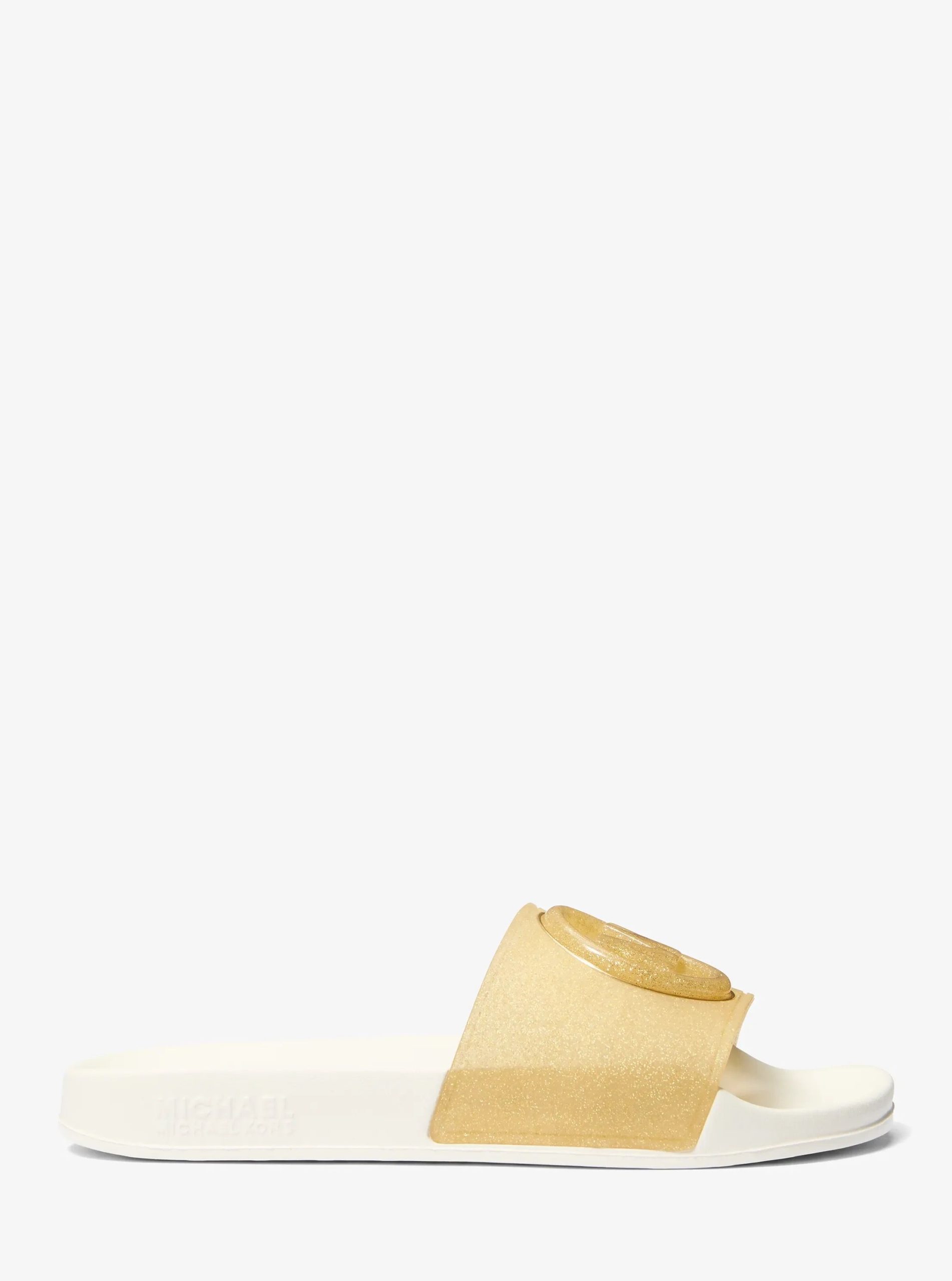 Michael Kors Penny Glitter Embellished PVC Slide Sandal - Preorder