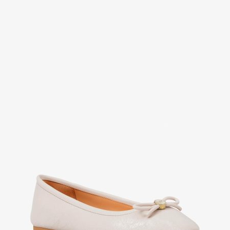 Michael Kors Savannah Ballet Flat - Preorder — Lt Cream