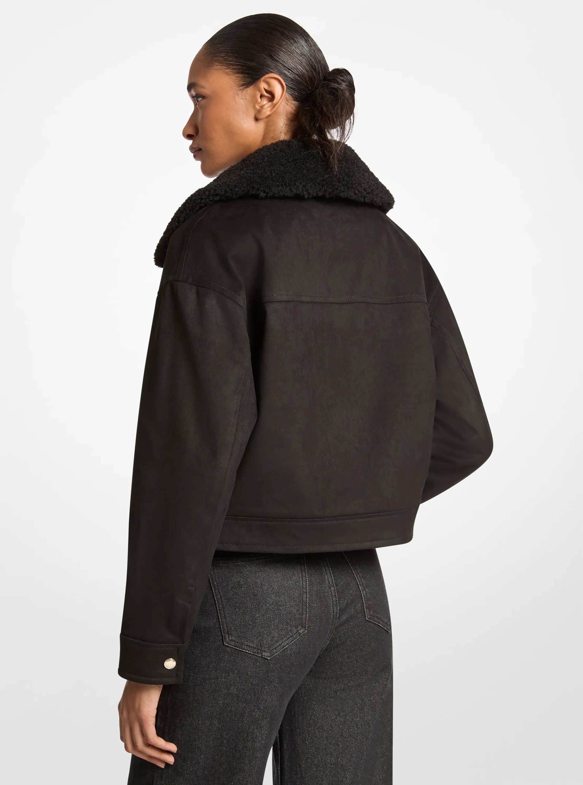 Michael Kors Microsuede Trucker Jacket - Preorder
