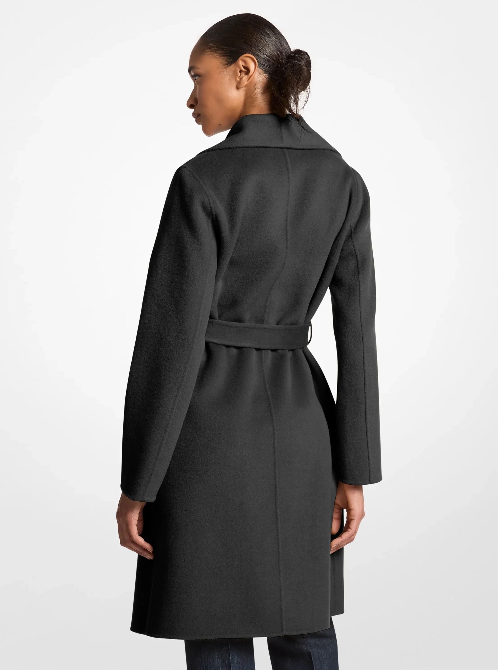 Michael Kors Wool Blend Wrap Coat - Preorder