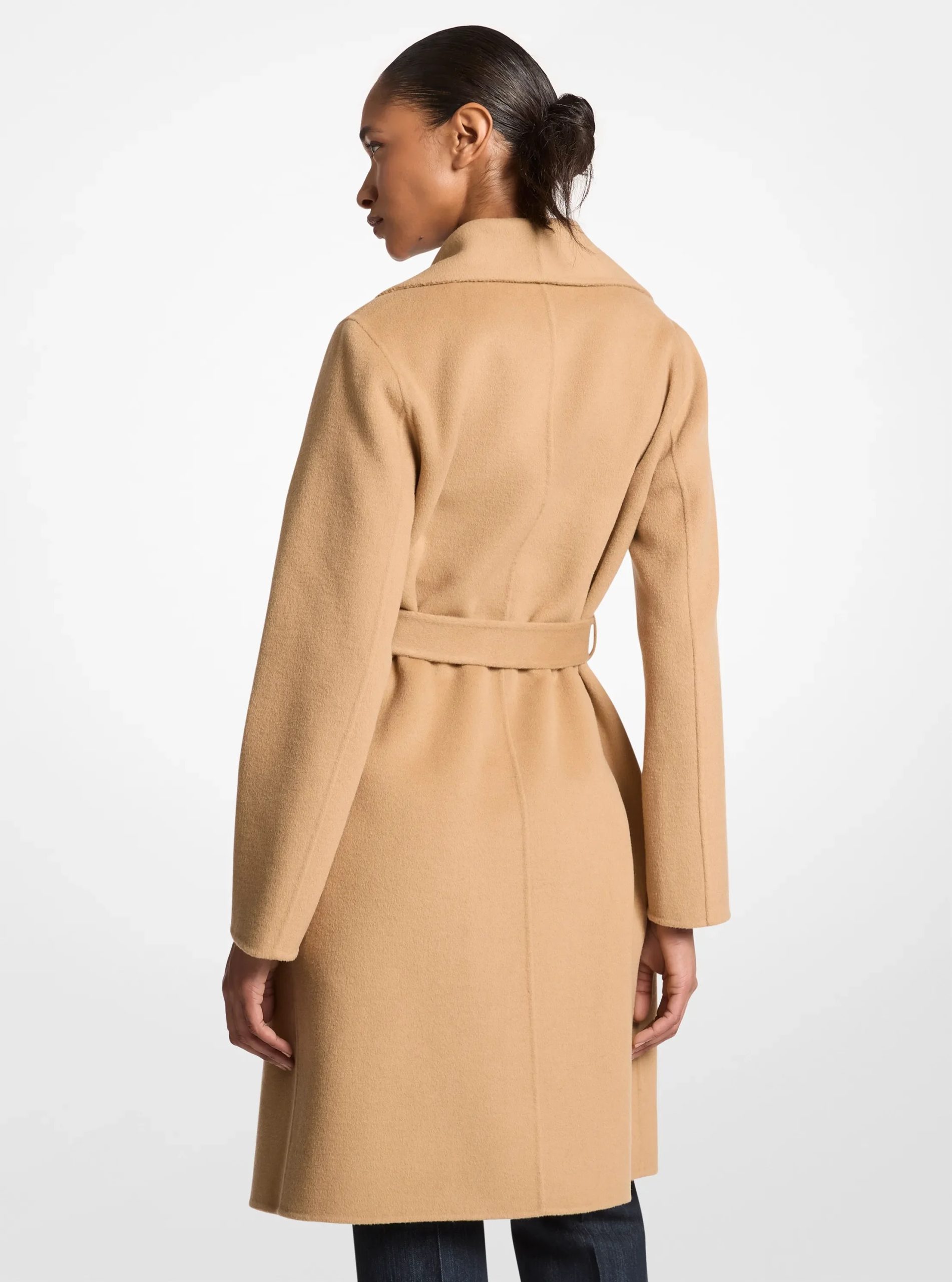 Michael Kors Wool Blend Wrap Coat - Preorder