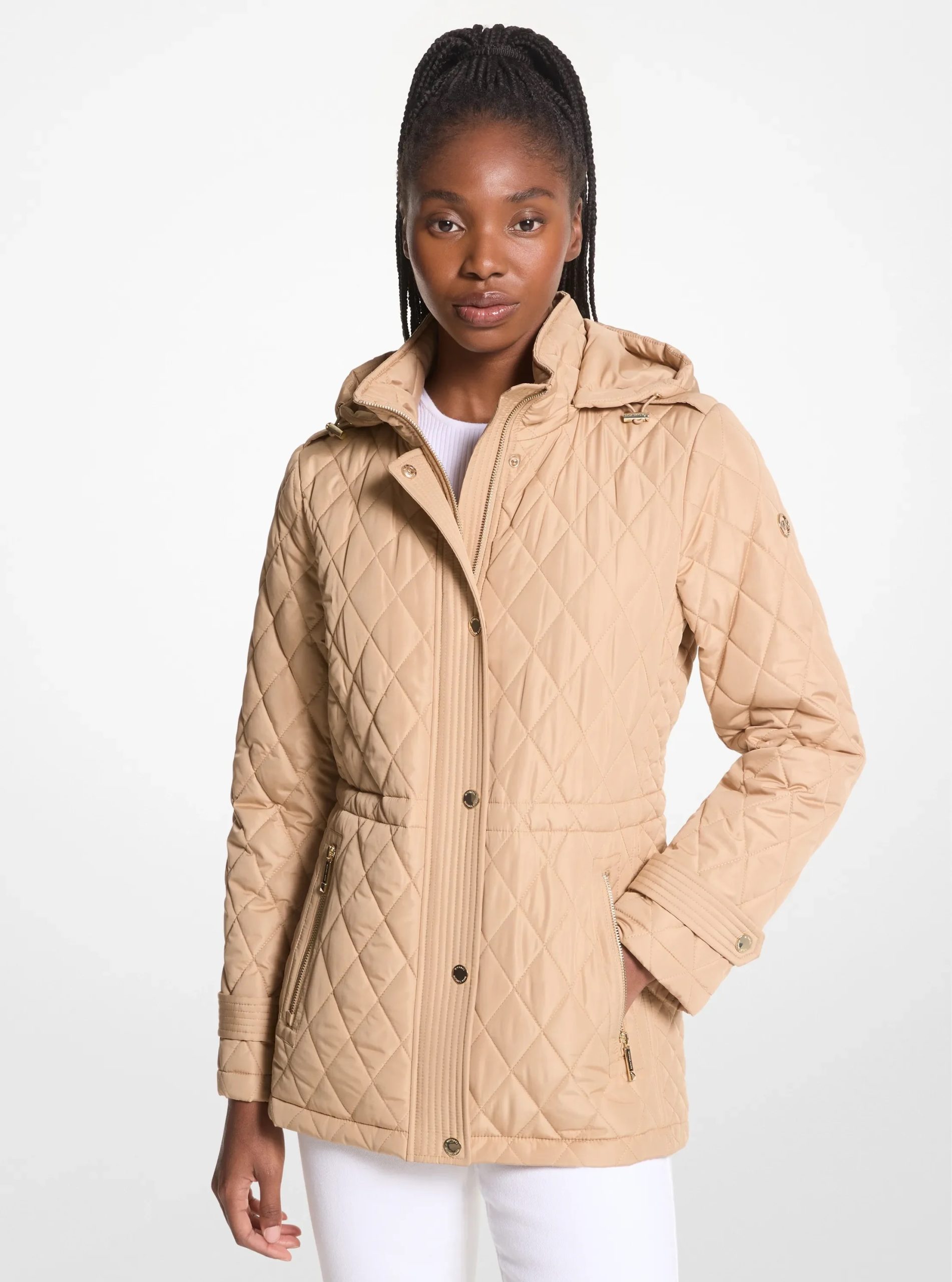 Michael Kors Quilted Hooded Jacket - Preorder