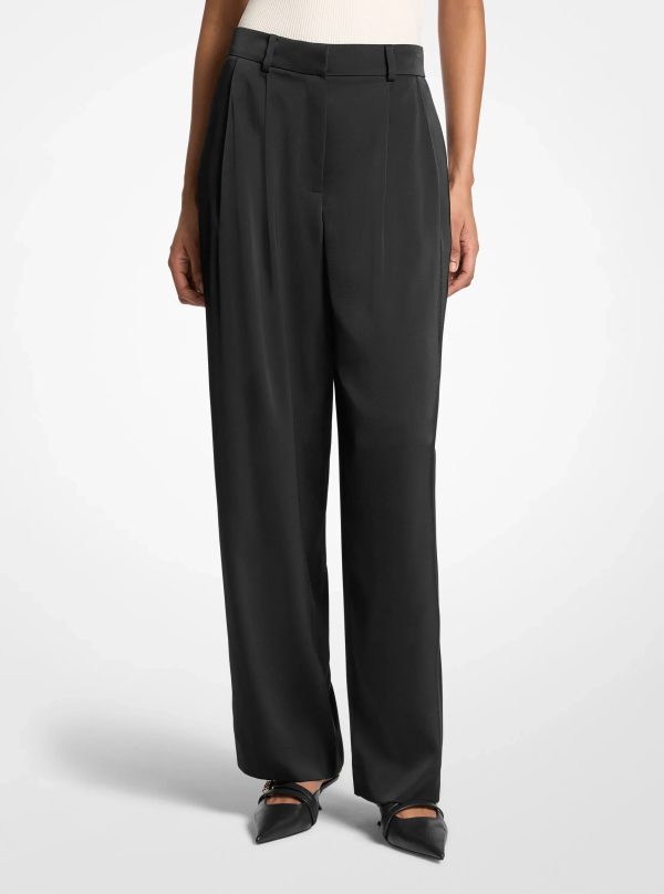 Michael Kors Pleated Satin Pants - Preorder