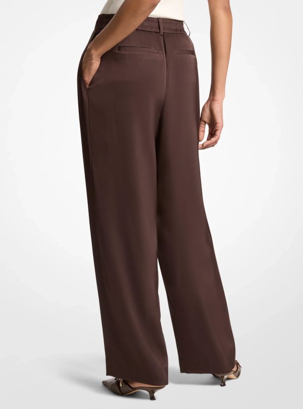 Michael Kors Pleated Satin Pants - Preorder