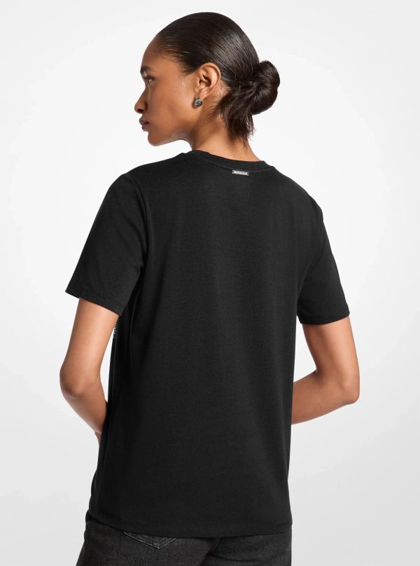 Michael Kors Embellished Graphic Logo T-shirt - Preorder