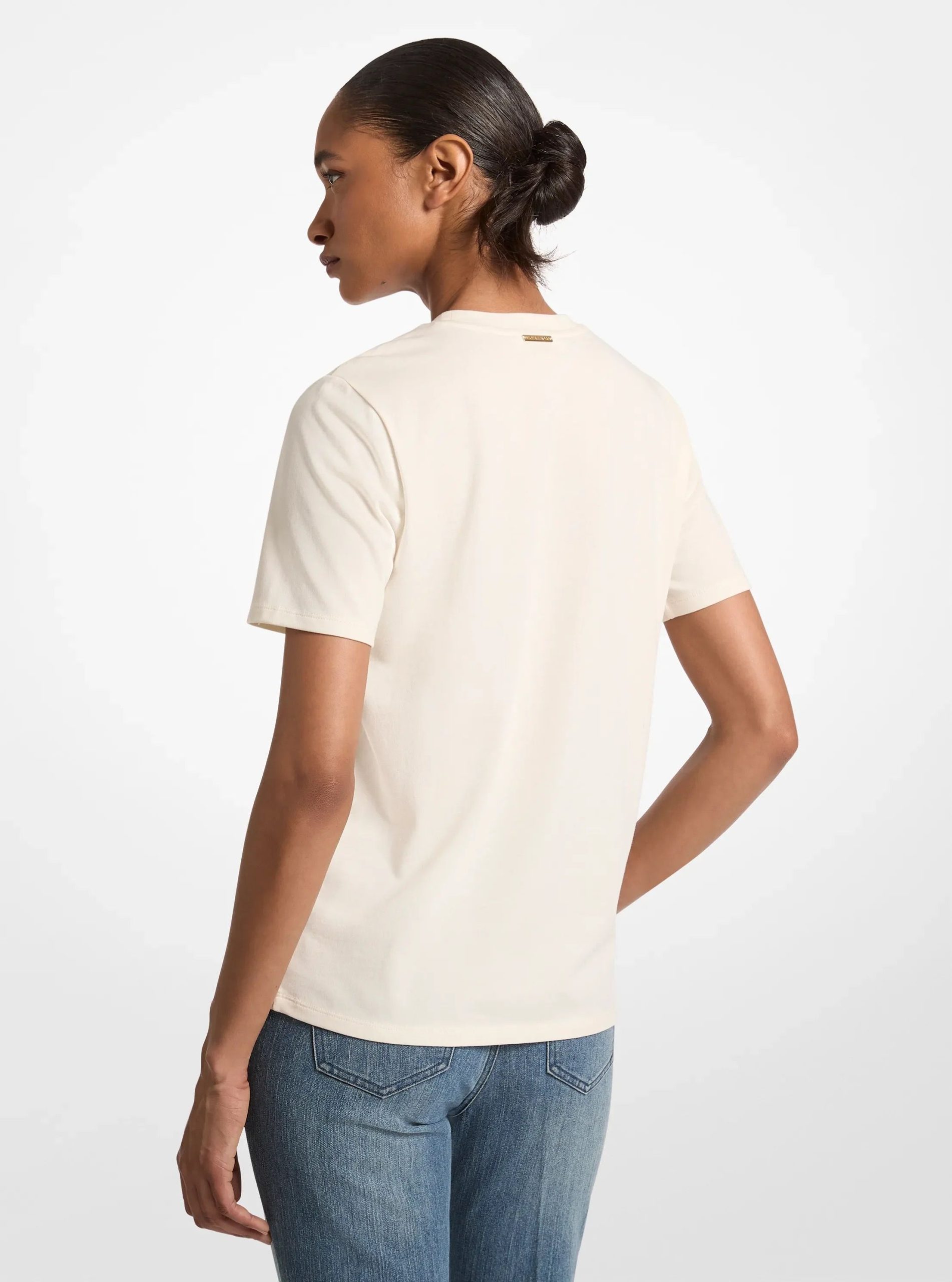 Michael Kors Embellished Printed Cotton Jersey T-Shirt - Preorder - Image 2