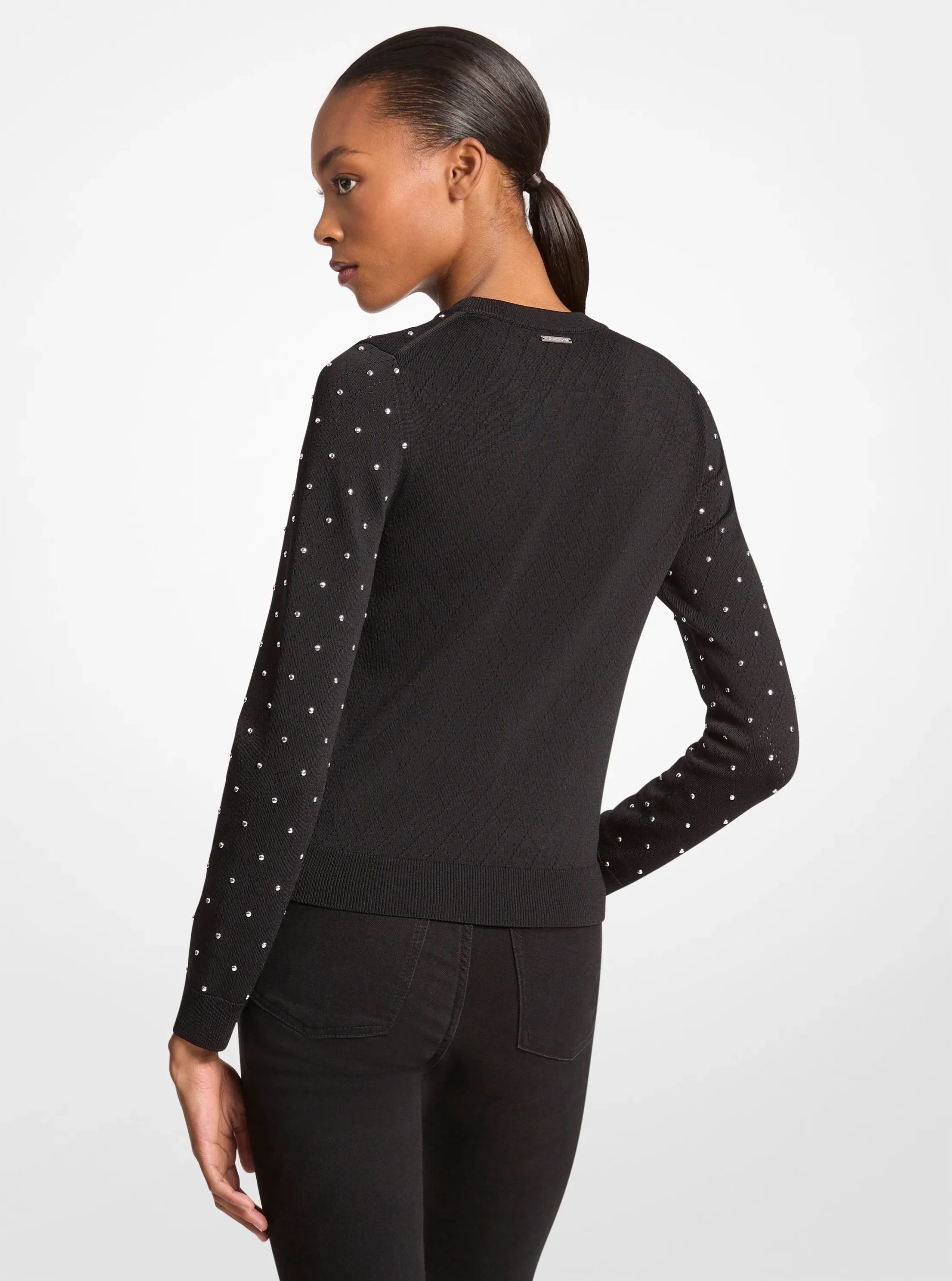Michael Kors Studded Stretch Viscose Sweater - Preorder