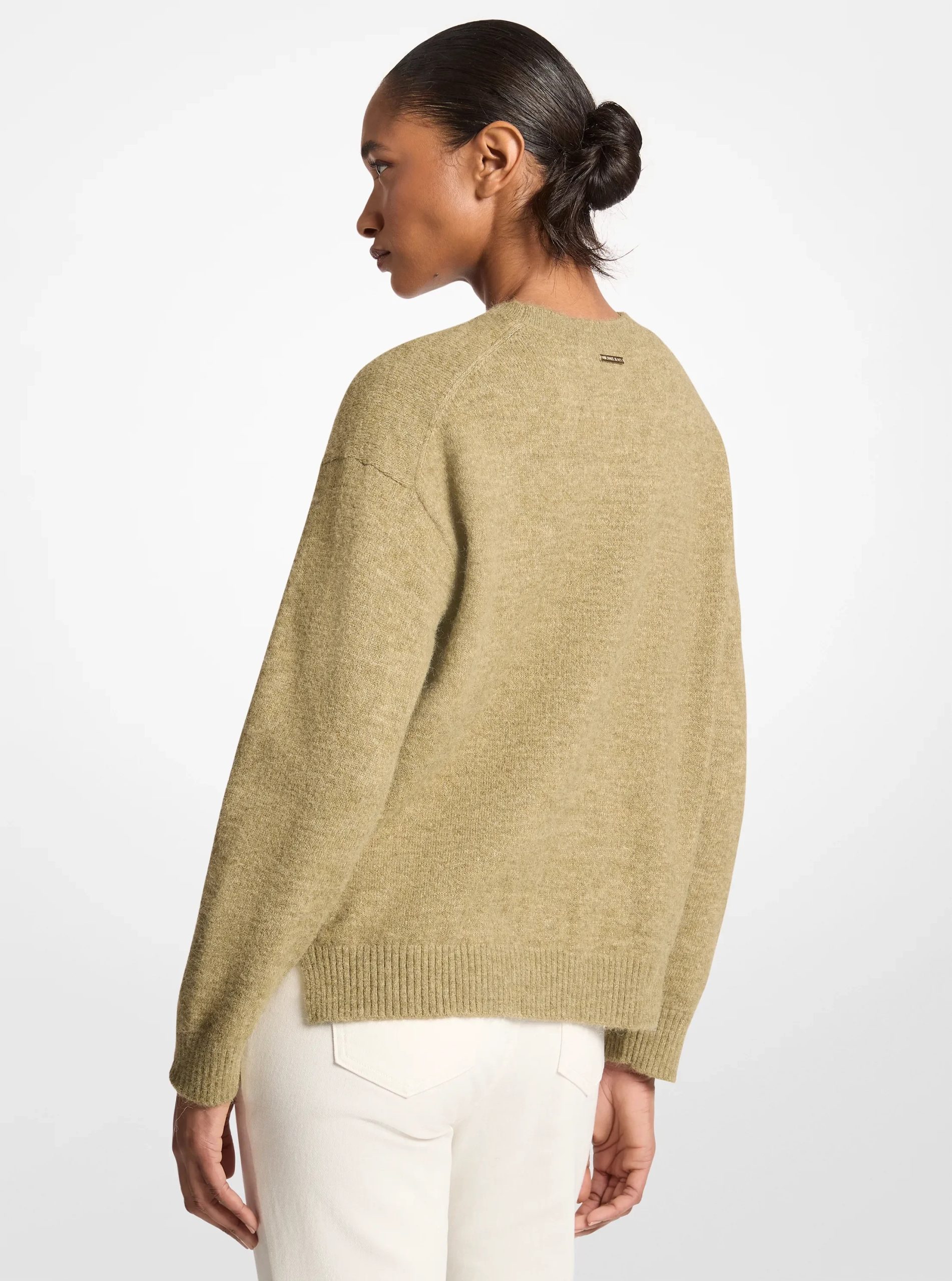 Michael Kors Logo Appliqué Knit Sweater - Preorder