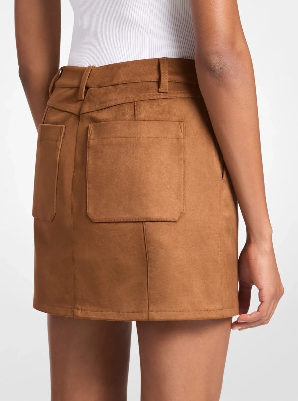 Michael Kors Microsuede Mini Skirt - Preorder