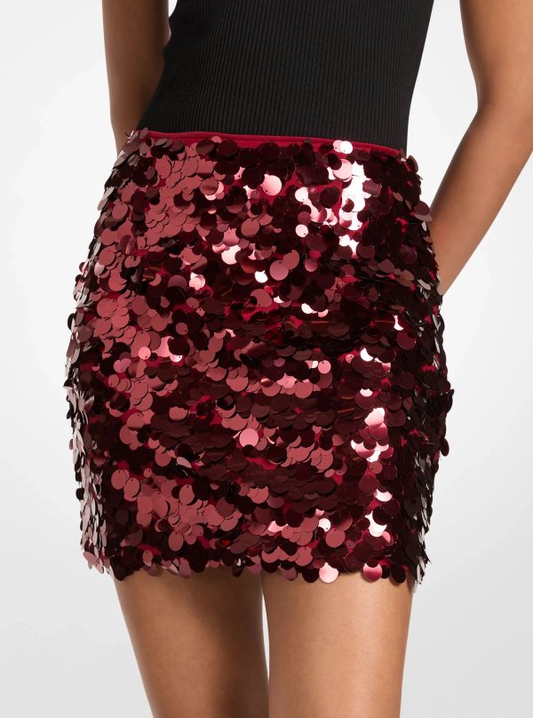 Michael Kors Paillette Embellished Mini Skirt - Preorder