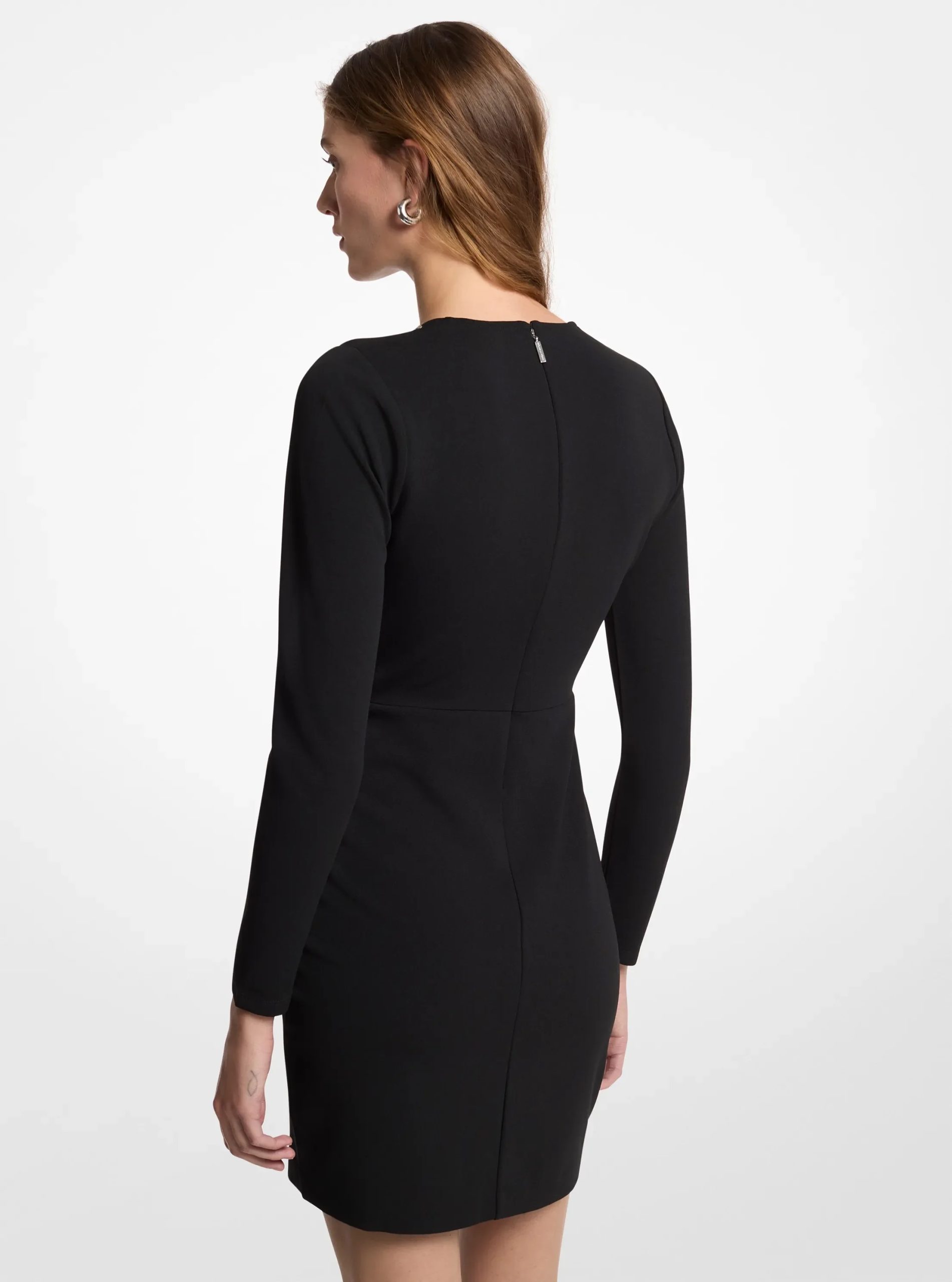 Michael Kors Studded Long-Sleeve Wrap Dress - Preorder - Image 2