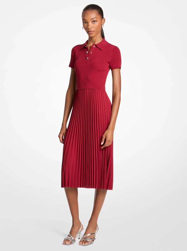 Michael Kors Woven Polo Midi Dress - Preorder