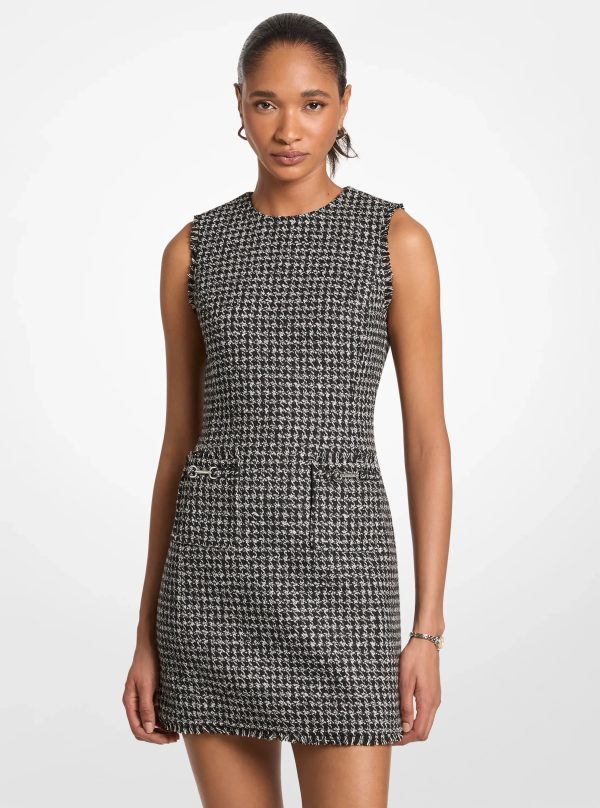 Michael Kors Houndstooth Jacquard Mini Dress - Preorder