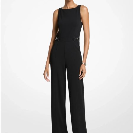 Michael Kors Scuba Jumpsuit - Preorder — Black
