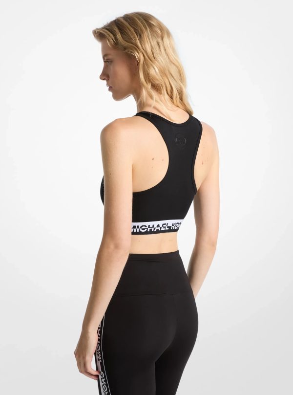 Michael Kors Logo Tape Sports Bra - Preorder