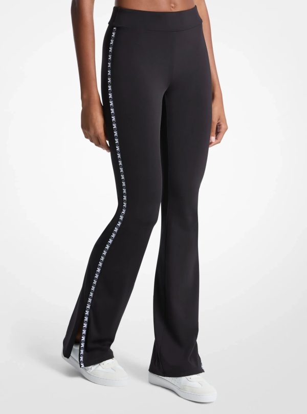 Michael Kors Logo Tape Flared Leggings - Preorder
