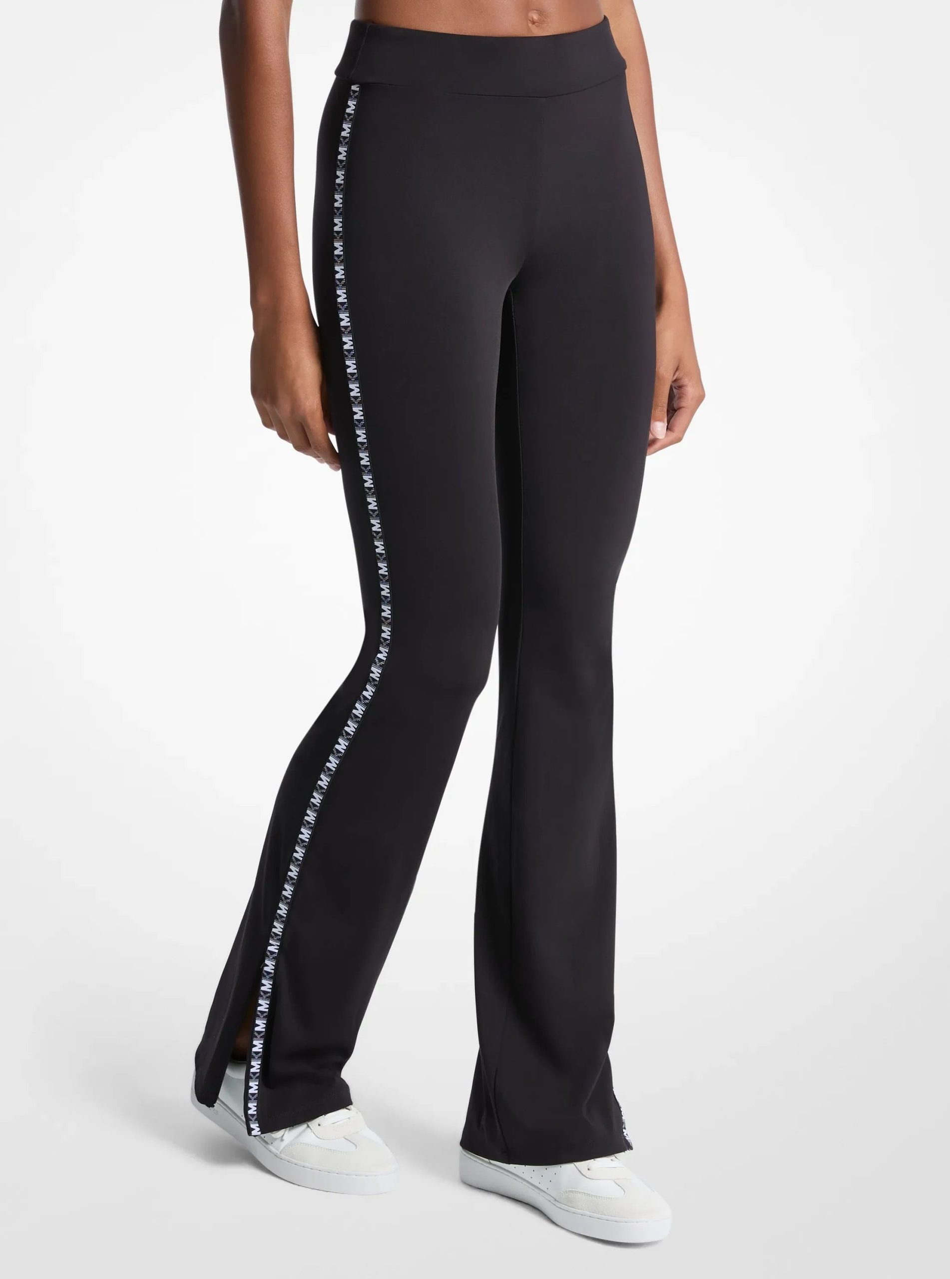 Michael Kors Logo Tape Flared Leggings - Preorder