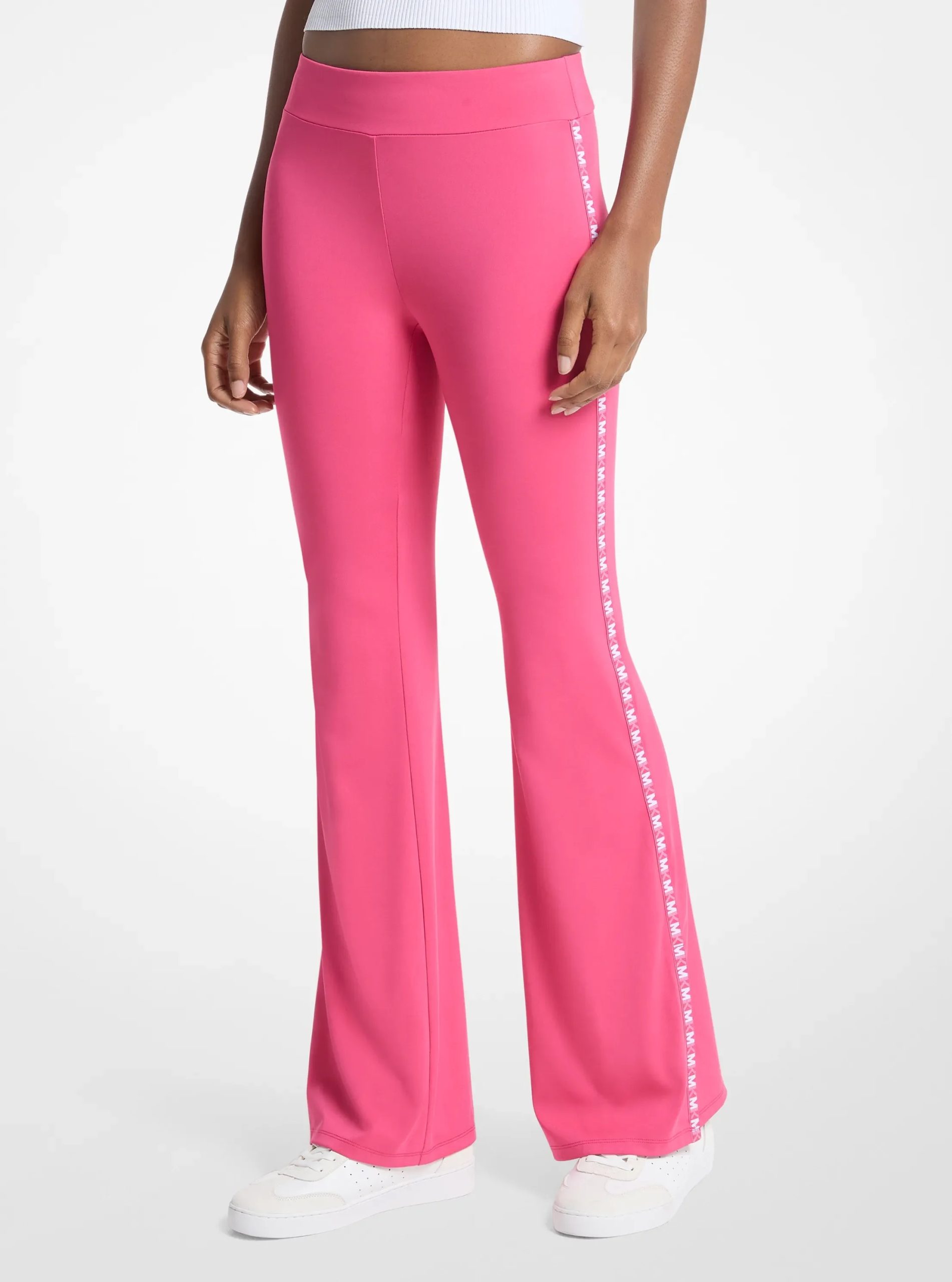 Michael Kors Logo Tape Flared Leggings - Preorder