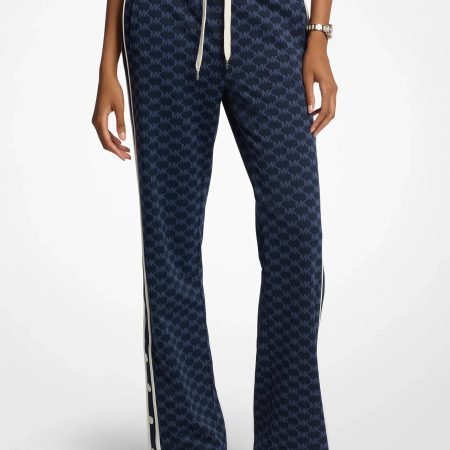 Michael Kors Logo Knit Track Pants - Preorder — Midnightblue