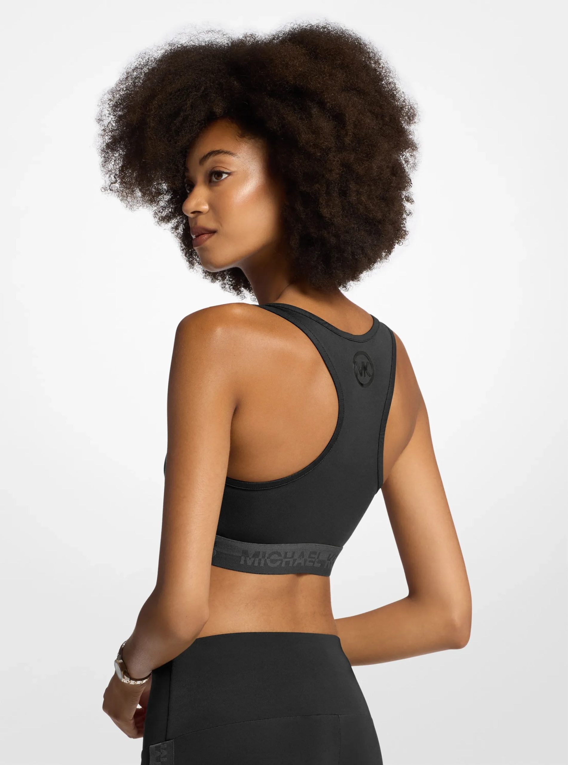 Michael Kors Logo Tape Sports Bra - Preorder