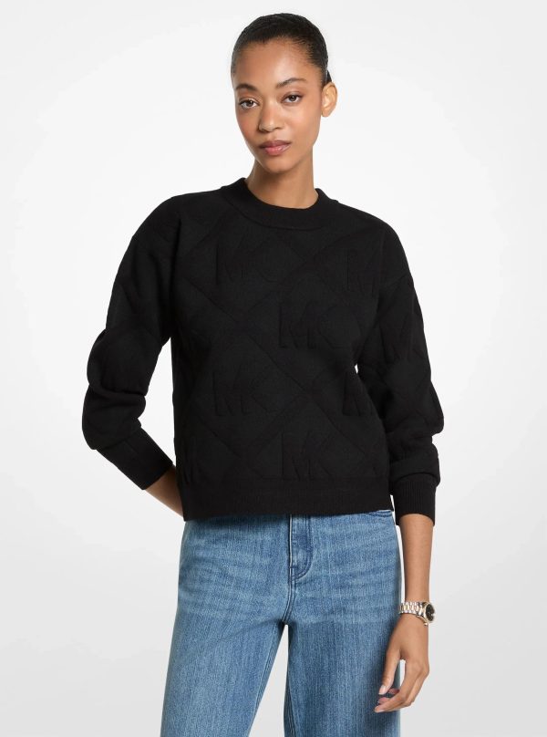 Michael Kors Logo Jacquard Knit Sweater - Preorder