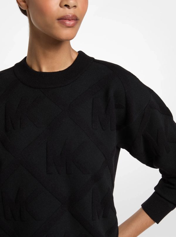 Michael Kors Logo Jacquard Knit Sweater - Preorder