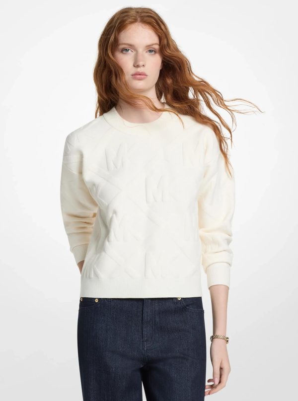 Michael Kors Logo Jacquard Knit Sweater - Preorder