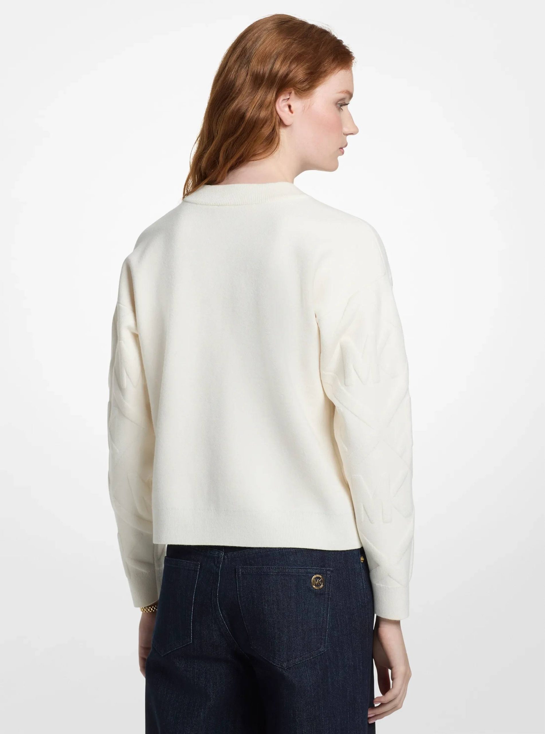 Michael Kors Logo Jacquard Knit Sweater - Preorder