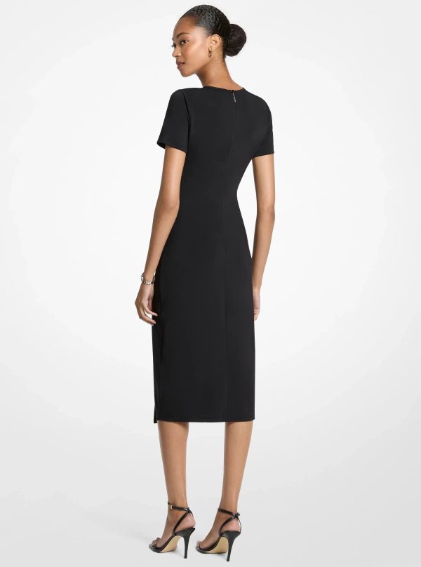 Michael Kors Stretch Matte Jersey Midi Dress - Preorder