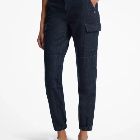Michael Kors Washed Stretch Denim Cargo Jeans - Preorder — Rinse
